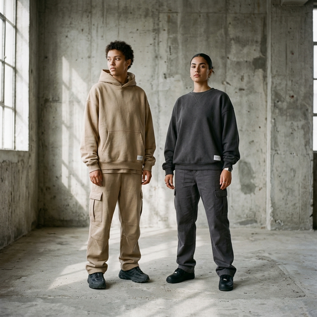 WornWell unisex lifestyle lookbook photo